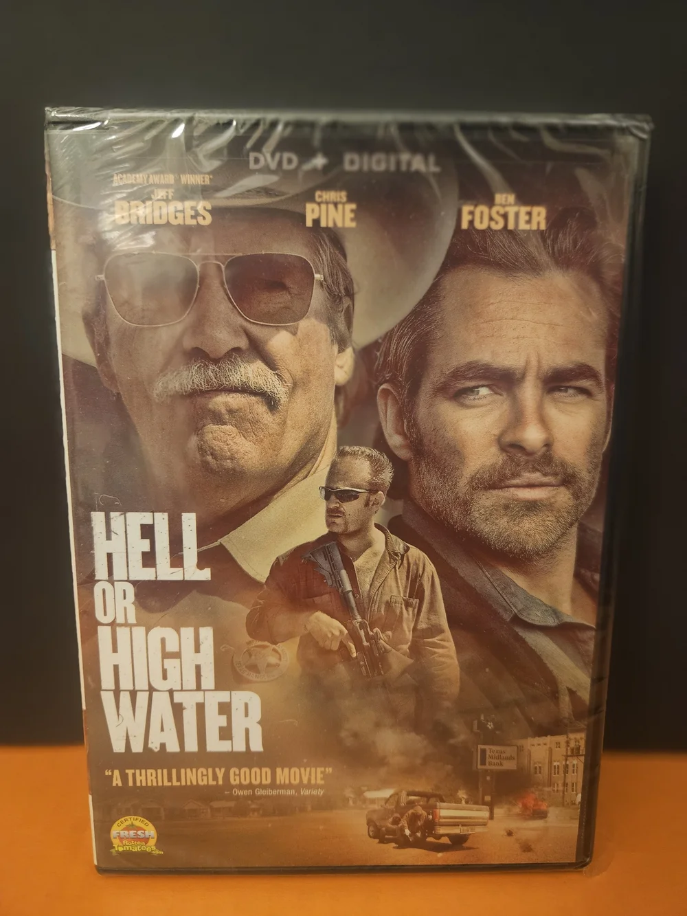 Hell or High Water Movie Poster Wall Art - Brown Tones